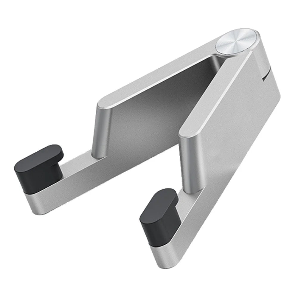 V-Shape Aluminum Alloy Phone Stand Foldable Mini Portable Desktop Holder - Silver - 1