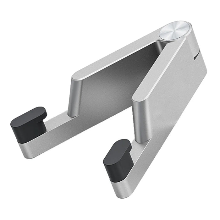 V-Shape Aluminum Alloy Phone Stand Foldable Mini Portable Desktop Holder - Silver - 1