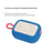 Silicone Case For Soundcore Select 4 Go Bluetooth-compatible Speaker Shockproof Protector Cover - Blue - 3