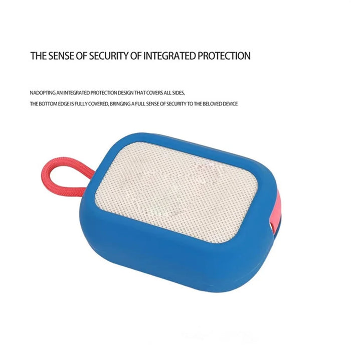 Silicone Case For Soundcore Select 4 Go Bluetooth-compatible Speaker Shockproof Protector Cover - Blue - 3