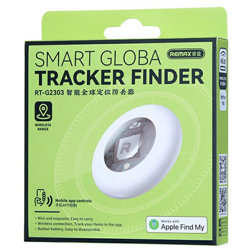 REMAX RT-G2303 Smart Global Positioning Anti-Lost Tracker Worldwide Locator No App Required 230mAh - 2