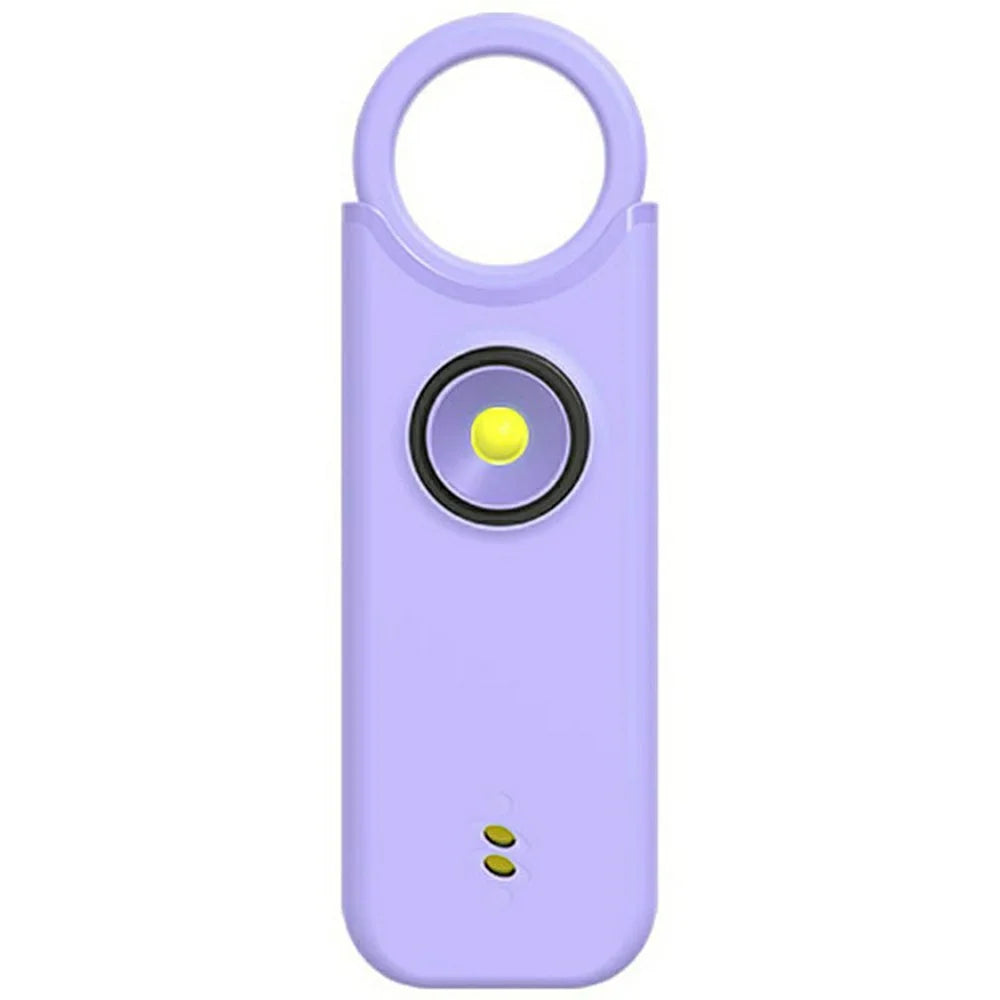 PA300 Personal Alarm 135dB Self Defense Device Pull Pin Vibration Sensing Dual Mode Alert - Purple - 1
