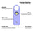 PA300 Personal Alarm 135dB Self Defense Device Pull Pin Vibration Sensing Dual Mode Alert - Purple - 2