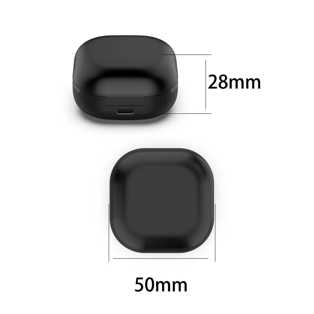 Bluetooth-compatible Earphone Charging Box + Cable for Samsung Galaxy Buds Live - Black - 6