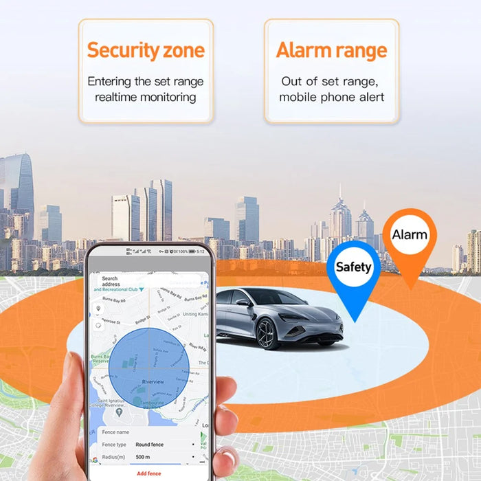 P6 Global Tracker Anti Lost 3D Street View Electric Vehicle Locator with Intelligent Alerts - 2