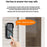 M06-1T1 23 Ringtones 5 Volumes Adjustable Wireless Two Way Intercom Doorbell with 1 Transmitter + 1 Receiver - Black - 3