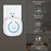 M8 Commercial Wireless Sensor Infrared Motion Detector Welcome Doorbell Chime with 1 Transmitter + 1 Receiver - US Plug  /  Black - 3