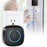 M8 Commercial Wireless Door Magnet Sensor Chime Welcome Visitor Alert with 1 Transmitter + 1 Receiver - US Plug / Black - 3