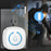 M8 Commercial Wireless Door Magnet Sensor Chime Welcome Visitor Alert with 1 Transmitter + 1 Receiver - US Plug / Black - 4
