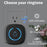 M8 Commercial Wireless Door Magnet Sensor Chime Welcome Visitor Alert with 1 Transmitter + 1 Receiver - US Plug / Black - 6