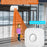 M12 52 Musics Wireless Sensor Welcome Doorbell Shop Entry Detector Alarm with 2 Transmitter + 1 Receiver - US Plug / Black - 4