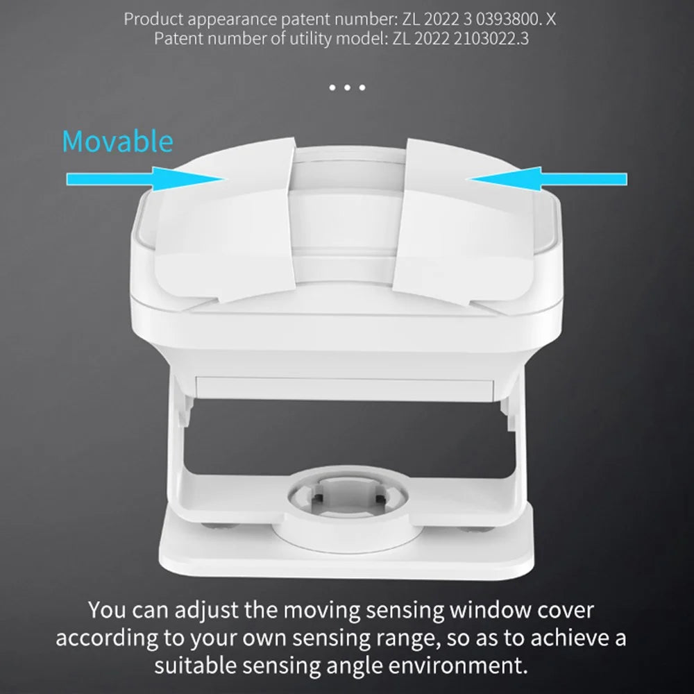 M12 52 Musics Wireless Sensor Welcome Doorbell Shop Entry Detector Alarm with 3 Transmitter + 1 Receiver - US Plug / Black - 2