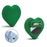 For Apple AirTag Silicone Case Heart Shaped Brooch Style Bluetooth-compatible Tracker Protective Cover - White - 4
