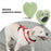 For Apple AirTag Silicone Case Heart Shaped Brooch Style Bluetooth-compatible Tracker Protective Cover - White - 6