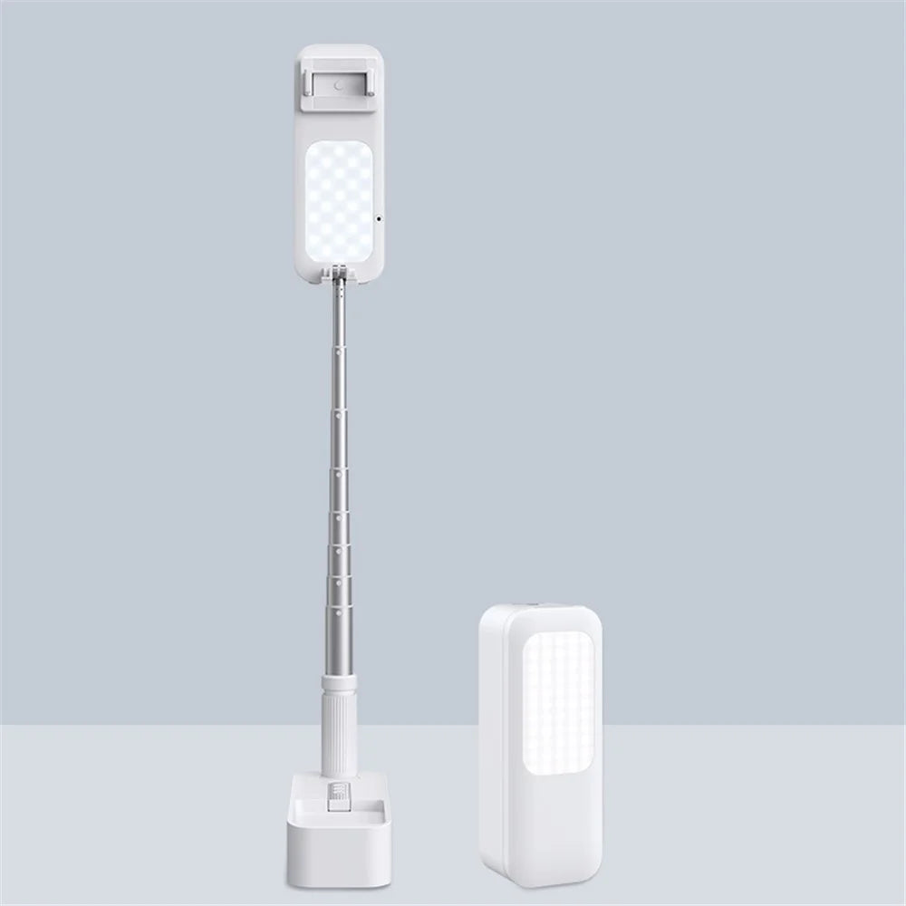 Multi-functional Phone Holder Light Panoramic View LED Fill Light for Live Broadcast Short Video Shooting Makeup - 3