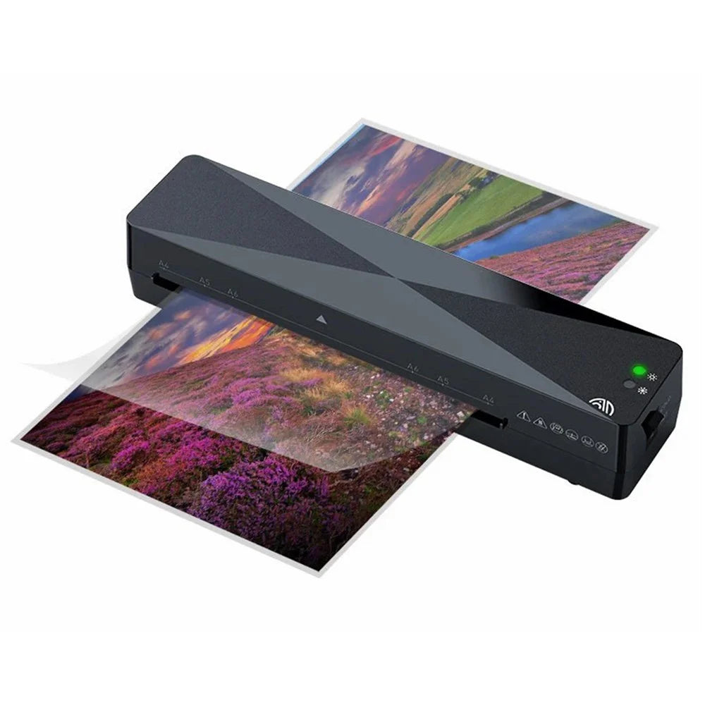 FANGNUO FNL001 A4 Laminator Office Home Photo Document Small Laminating Machine with A4 / A5 / A6 Laminating Pouches - UK Plug - 3