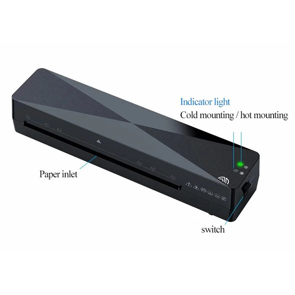FANGNUO FNL001 A4 Laminator Office Home Photo Document Small Laminating Machine with A4 / A5 / A6 Laminating Pouches - UK Plug - 7