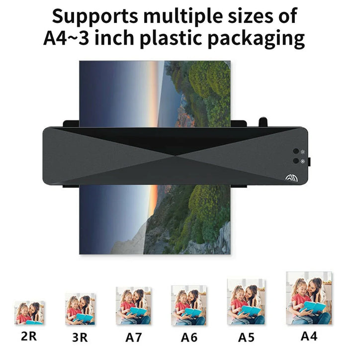 FANGNUO FNL001 A4 Laminator Office Home Photo Document Small Laminating Machine - US Plug - 5