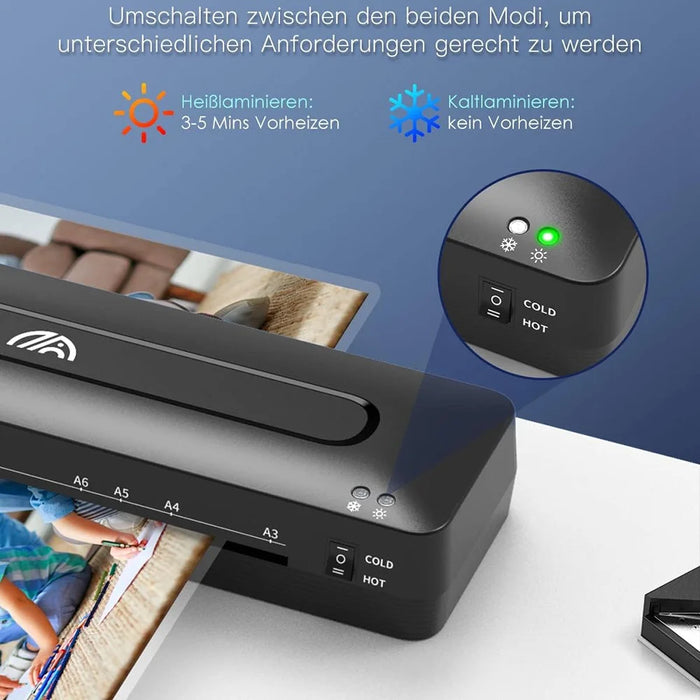 FANGNUO FN335 A3 Document Photo Laminating Device Home Office Small Laminator Machine - US Plug - 4
