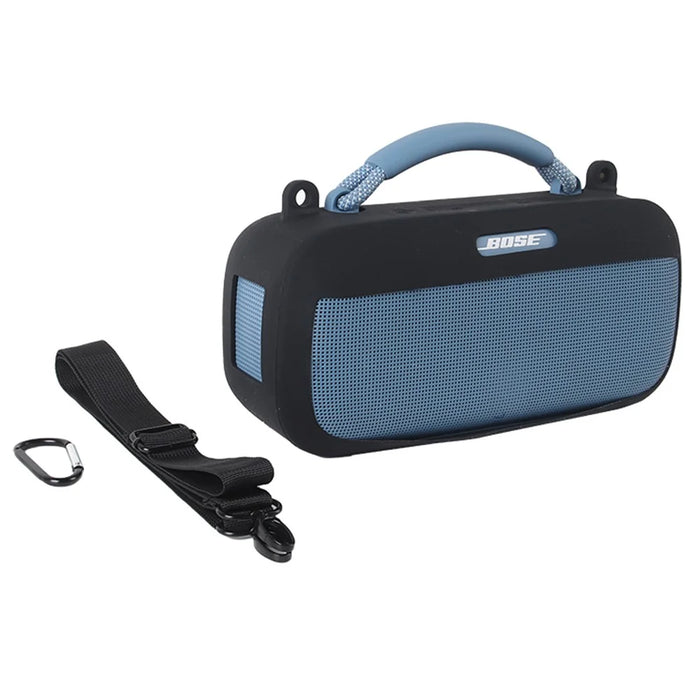 For Bose SoundLink Max Silicone Case Bluetooth-compatible Speaker Anti Scratch Protective Cover - Black - 1