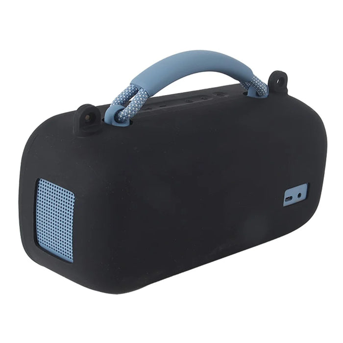 For Bose SoundLink Max Silicone Case Bluetooth-compatible Speaker Anti Scratch Protective Cover - Black - 4