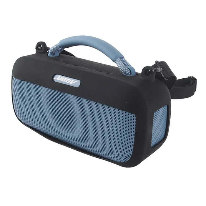 For Bose SoundLink Max Silicone Case Bluetooth-compatible Speaker Anti Scratch Protective Cover - Black - 6