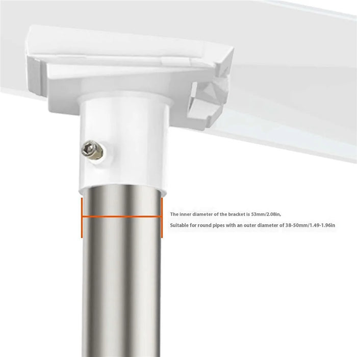 For Starlink Gen3 Pipe Adapter Round Pipe Plastic V4 Standard Dish Mounting Kit Accessories - 2