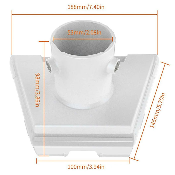 For Starlink Gen3 Pipe Adapter Round Pipe Plastic V4 Standard Dish Mounting Kit Accessories - 4