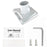 For Starlink Gen3 Pipe Adapter Round Pipe Plastic V4 Standard Dish Mounting Kit Accessories - 5