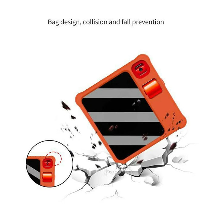 For Rabbit R1 Silicone Protective Case AI Device Pocket Handheld Computer Anti Drop Housing Shell - Black - 3