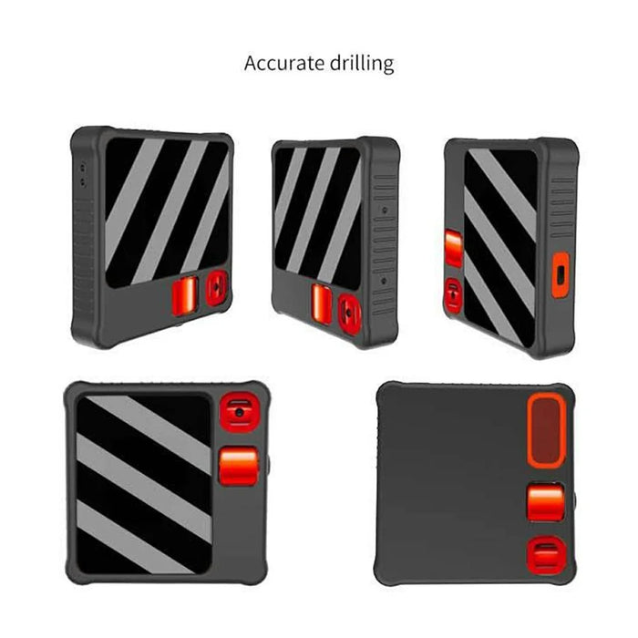 For Rabbit R1 Silicone Protective Case AI Device Pocket Handheld Computer Anti Drop Housing Shell - Black - 4