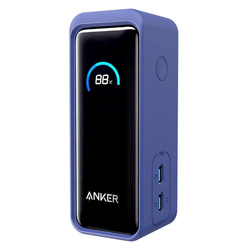 Silicone Case for Anker Prime 9600mAh 65W Power Bank Protective Cover Shock Absorbing  /  Anti Scratch - Dark Blue - 1