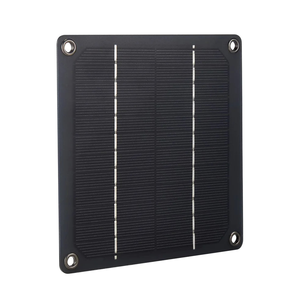 3W-1FAN Solar Powered Exhaust Fan Outdoor Pet Ventilation Fan Single Crystal Silicon Panel DC Motor 76.3CFM - 4