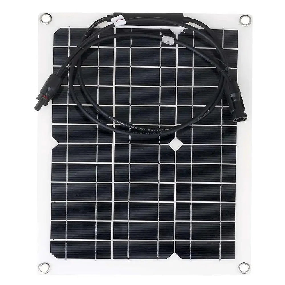 XXM380-280-MC4 Flexible Solar Panel Monocrystalline Silicon 15W 18V Output MC4 Connector - 1