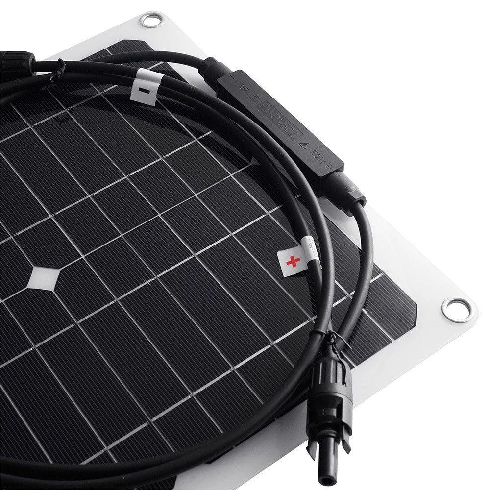 XXM420-280-MC4 Solar Panel 20W Monocrystalline Silicon Bendable Solar Plate for RV / Car / Yacht - 2