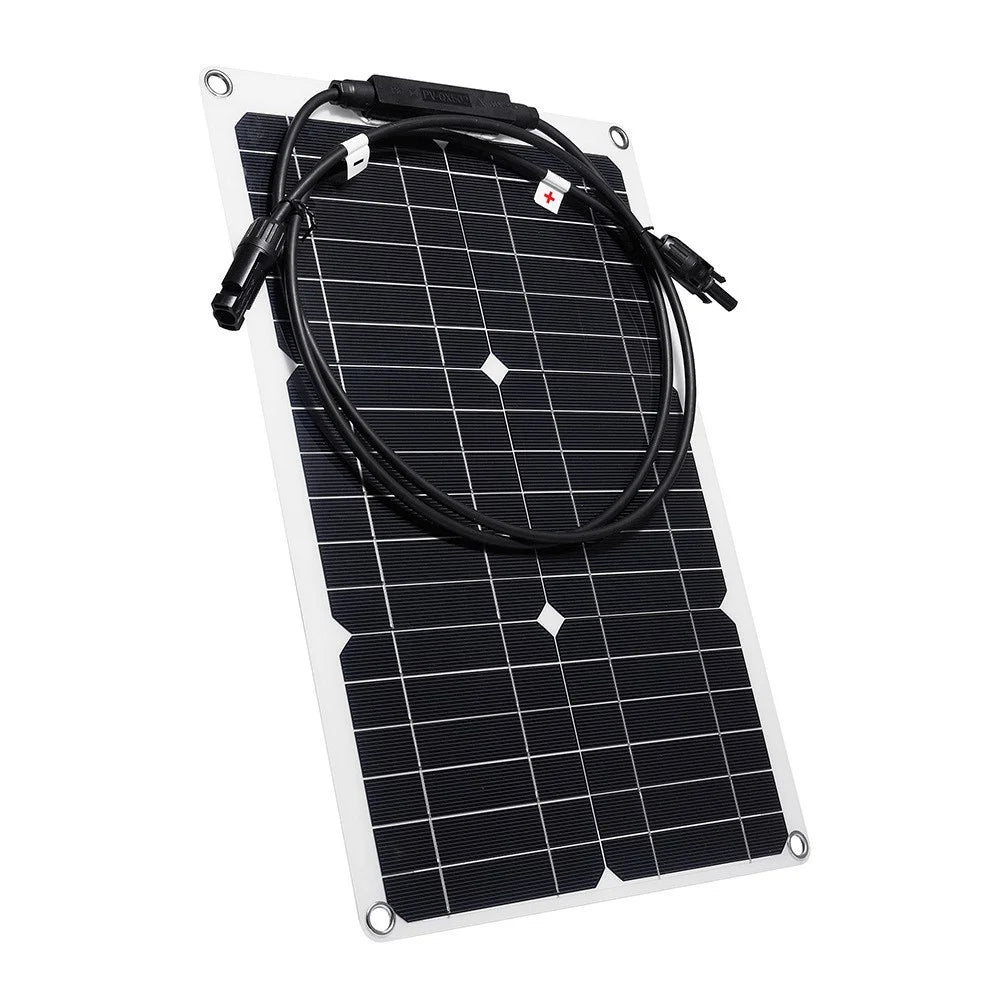 XXM420-280-MC4 Solar Panel 20W Monocrystalline Silicon Bendable Solar Plate for RV / Car / Yacht - 5