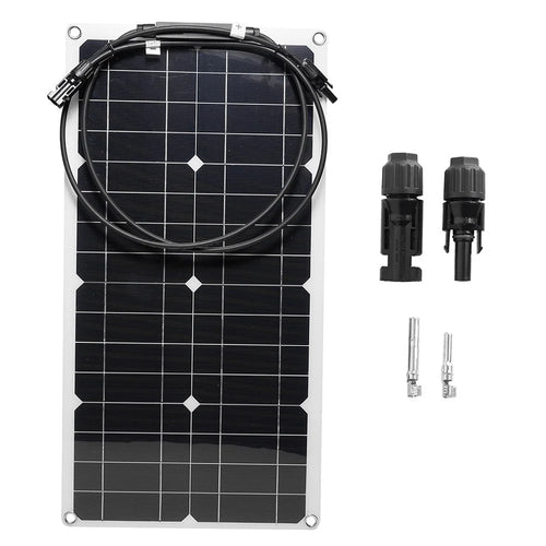 XXM540-280-MC4 Flexible Solar Panel 25W with 2Pcs MC4 Connector for RV  /  Yacht  /  Car  /  Balcony  /  Roof Use - 1