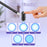 AL30 UV Lamp For Eyelash Extension  /  Nail Art 6W LED Light Curing Dryer with 360° Adjustable Gooseneck - Black - 3