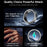 SR08 Digital Display Smart Ring Sleep Tracker Blood Oxygen Heart Rate Monitor Ring ( Magnetic Cable Charging ) - Bright Black  /  Size 8 - 4