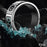 SR08 Digital Display Smart Ring Sleep Tracker Blood Oxygen Heart Rate Monitor Ring ( Magnetic Cable Charging ) - Bright Black  /  Size 8 - 7