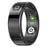 SR08 Digital Display Smart Ring Sleep Tracker Blood Oxygen Heart Rate Monitor Ring with Charging Case - Bright Black / Size 8 - 3