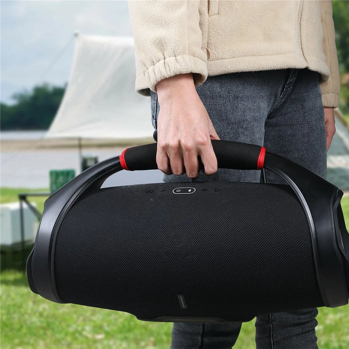 For JBL Boombox 2 / Boombox 1 Speaker Handle Cover Replacement Pad Anti Slip Grip Enhancer - Black - 4