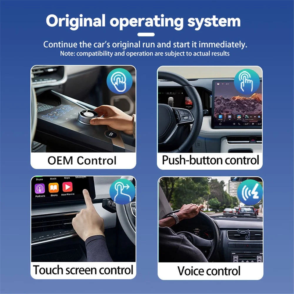 PL1 PRO Plug and Play Android Auto CarPlay Box Wired to Wireless Mini Conversion Adapter - 4