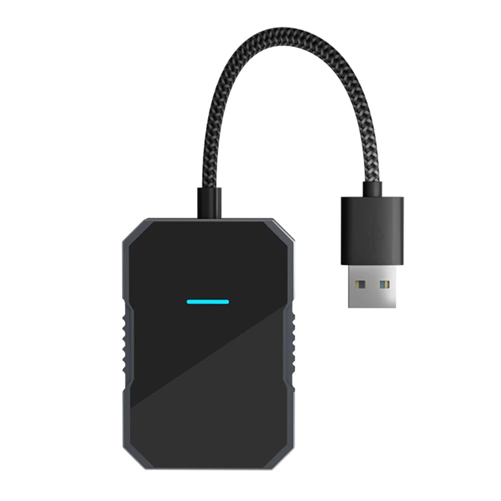PL7 USB Wired to Wireless CarPlay Adapter Box Quad-Core A53 Processor Bluetooth-compatible 5.0  /  WiFi 5.8 Converter - 1