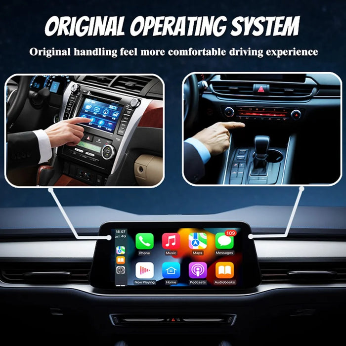 PL7 USB Wired to Wireless CarPlay Adapter Box Quad-Core A53 Processor Bluetooth-compatible 5.0  /  WiFi 5.8 Converter - 4