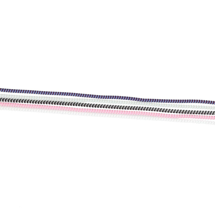 5PCS 2.8m Spiral Data Cable Protector TPU Spring Wrap Cord Saver Protective Sleeve - Beige / White / Dark Blue / Pink / Black - 3