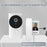 Y9-KP1 IP44 Waterproof 2.4G Transmission 3.5 Inch IPS Screen Two Way Audio Night Vision HD Video Doorbell Kit - White - 3