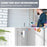 Y9-KP1 IP44 Waterproof 2.4G Transmission 3.5 Inch IPS Screen Two Way Audio Night Vision HD Video Doorbell Kit - White - 7