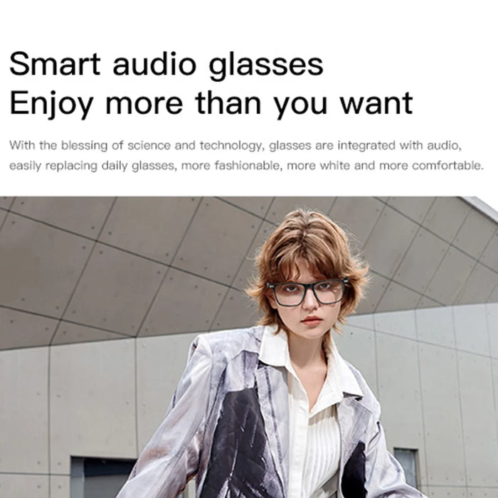 M01 Wireless Music Earphone Smart Eyeglasses IP68 Waterproof Bluetooth-Compatible Glasses Audio Eyewear - 3