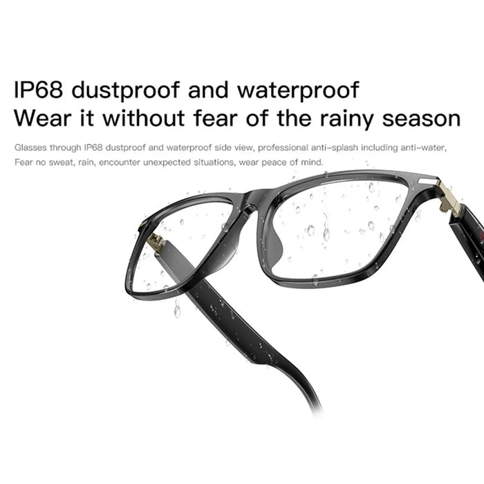 M01 Wireless Music Earphone Smart Eyeglasses IP68 Waterproof Bluetooth-Compatible Glasses Audio Eyewear - 4